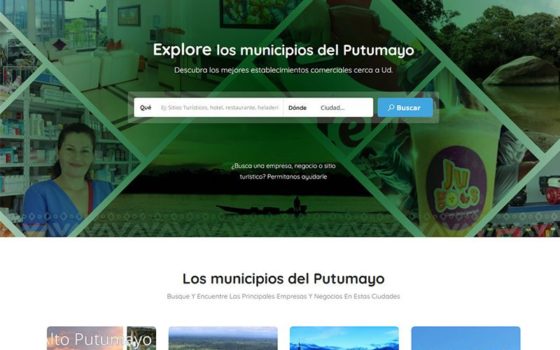 Sitio web Encuéntralo en Putumayo
